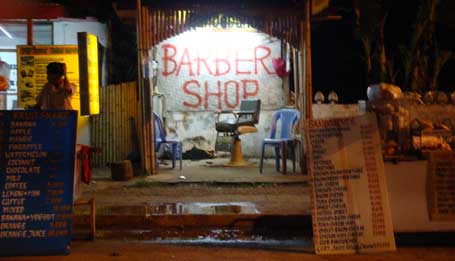 Outdoor Barber Shop