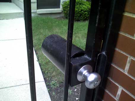 Gate Handle Cover Front