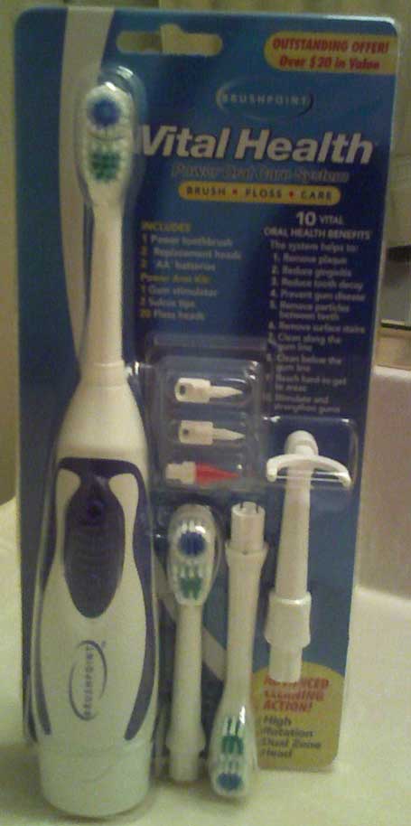 A toothbrush system